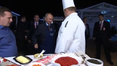 votka -  Putin ve Şi Cinping krep hazırladı  Videosu