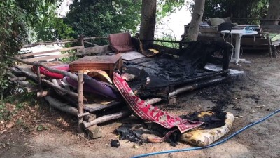  Hatay'da orman yangını 