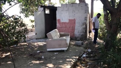 Adana'da yaralı bulunan kadın hastaneye kaldırıldı 