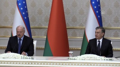 sanayi uretimi - Belarus Cumhurbaşkanı Lukaşenko 24 yıl sonra Özbekistan'da - TAŞKENT  Videosu
