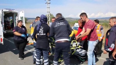 caga - Bolu'da trafik kazası: 2 yaralı  Videosu