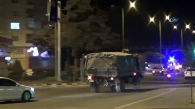 Kilis'te askeri sevkiyat sabaha kadar sürdü 