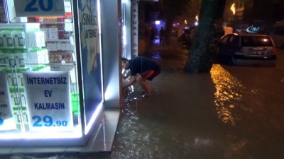 saganak yagmur -  Yalova sele teslim oldu, ev ve iş yerileri sular altında kaldı  Videosu