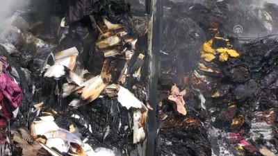 tekstil malzemesi - Otoyolda park halindeki tır yandı - BOLU  Videosu