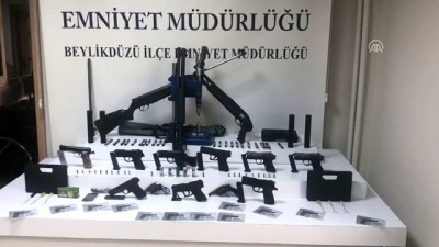 pres makinesi - Silah kaçakçılığı operasyonu - İSTANBUL  Videosu