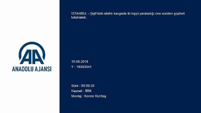 Şişli'deki silahlı kavga - İSTANBUL 