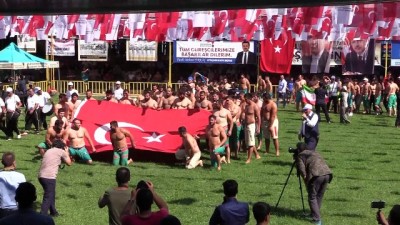pehlivanli - 28. Altın Kemerli Karakucak Güreş Festivali - KAHRAMANMARAŞ Videosu