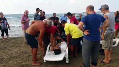 Denize giren 3 kişi boğulma tehlikesi geçirdi - KOCAELİ