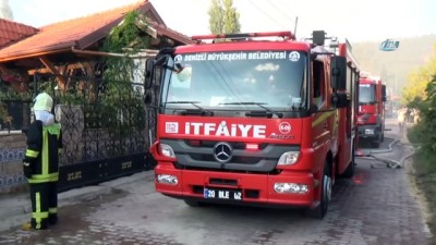  Pamukkale'de butik otel yangını