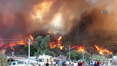  - Antalya’da orman yangının felaketi fotoğraflara yansıdı 