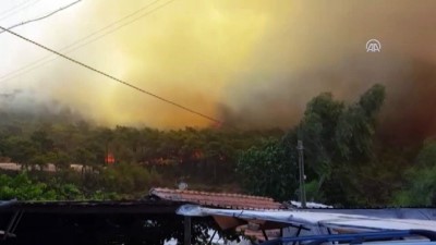 Kumluca ilçesinde orman yangını - ANTALYA 