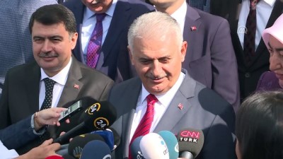 TBMM Başkanı Binali Yıldırım gazetecilerin sorularını yanıtladı - İSTANBUL 