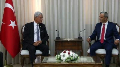 TBMM Dışişleri Komisyonu Başkanı Bozkır, KKTC Meclis Başkanı Uluçay görüştü - LEFKOŞA 