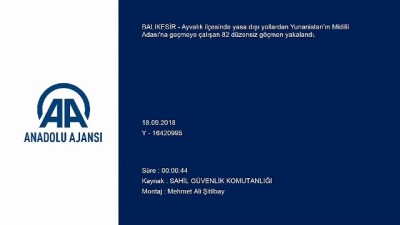 82 düzensiz göçmen yakalandı - BALIKESİR