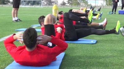  BB Erzurumspor, Ankaragücü maçı hazırlıklarını sürdürdü