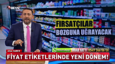 Fiyat etiketlerinde yeni dönem