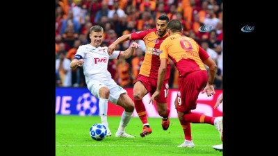 Galatasaray - Lokomotiv Moskova maçından kareler -1-