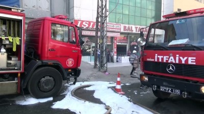  İplik atölyesinde korkutan yangın