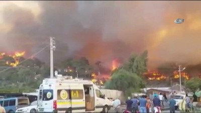 makilik alan -  Kumluca'daki yangında soğutma çalışmaları devam ediyor  Videosu