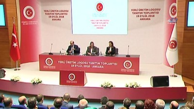  Bakan Pekcan, 'Yerli Üretim Logosu'nu tanıttı 