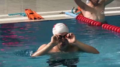 milli sporcu - Görme engelli yüzücü, dünyasını madalyalarla aydınlatıyor - GAZİANTEP  Videosu