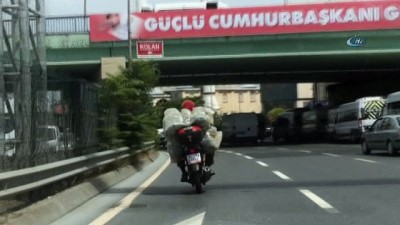  İstanbul’da tehlikeli yolculuklar kamerada 