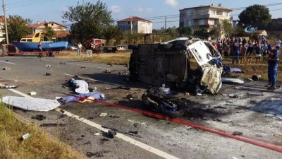  Sakarya’da katliam gibi kaza: 7 ölü, 3 yaralı