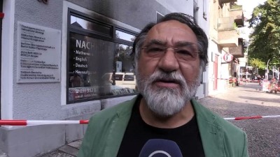 yaya kaldirimi - Almanya'nın başkenti Berlin'de Türk derneği kundaklandı - BERLİN  Videosu