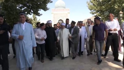 ulfet - Ünlü hadis alimi Muhammed Avvame Özbekistan'da - SEMERKANT  Videosu