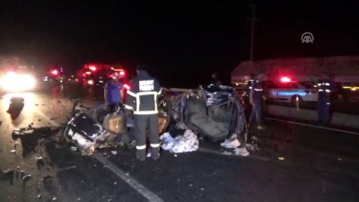 Aksaray'da trafik kazası: 2 ölü