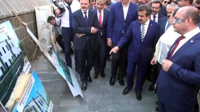  Bakan Ersoy Dört Ayaklı Minare’nin açılışına katıldı