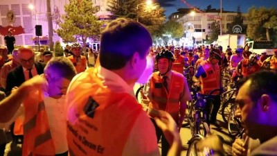Burdur'da belediye başkanları bisiklete bindi