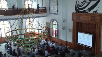 Camide projeksiyon eşliğinde vaaz - BURSA 