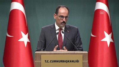 kuresel baris - Cumhurbaşkanlığı Sözcüsü Kalın: 'Münbiç yol haritasının planlandığı şekilde uygulanmasını bekliyoruz' - ANKARA  Videosu