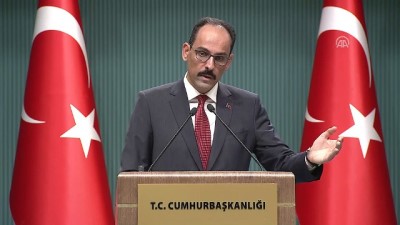 Kalın: 'FETÖ'nün rahat nefes almasına Türkiye Cumhuriyeti izin vermeyecektir' - ANKARA 