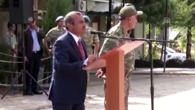 kurban kesimi - Tunceli'den İdlib'e giden askerler dualarla uğurlandı Videosu