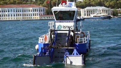 cevre temizligi - Deniz yüzeyinde 140 kamyon çöp toplandı - İSTANBUL  Videosu