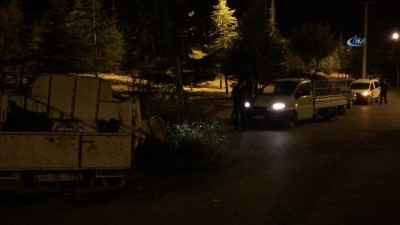  Kamyonetin çarptığı ağaç devrildi, serçe telef oldu 