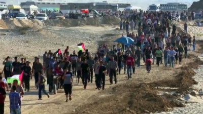israil - Gazze'deki Büyük Dönüş Yürüyüşü gösterileri devam ediyor (2) Videosu