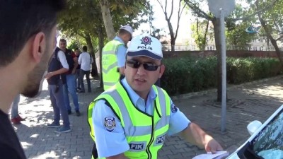ehliyet sinavi -  Polis okulların çevresinde kuş uçurtmuyor Videosu