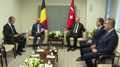 - Cumhurbaşkanı Erdoğan, Michel, Ruhani ve Abe ile görüştü 