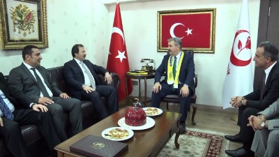 Destici, Ankaragücü heyetini kabul etti - ANKARA 