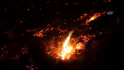  Alevler geceyi gündüze çevirdi 