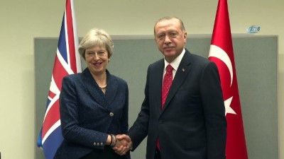  - Cumhurbaşkanı Erdoğan, İngiltere Başbakanı May İle Görüştü 