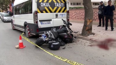 Motosikletli polisler şüpheli kovalarken ağaca çarptı - KONYA