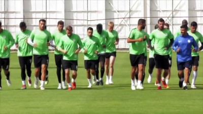 Atiker Konyaspor'da Göztepe maçı hazırlıkları -KONYA 