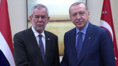 Cumhurbaşkanı Erdoğan, Avusturya Cumhurbaşkanı Alexander Van der Bellen ile görüştü 