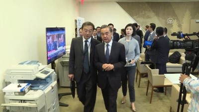 Dışişleri Bakanı Çavuşoğlu, Çinli mevkidaşıyla görüştü - NEW YORK