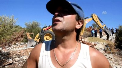 hazine arazisi - Orman arazisindeki kaçak yapılar yıkıldı - MUĞLA  Videosu