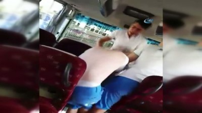 dayak -  Tur midibüsü şoförlerinden Rus rehbere feci dayak kamerada  Videosu